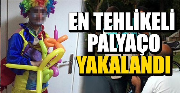 Park Polisi uyuşturucu satıcısı palyaçoyu yakaladı