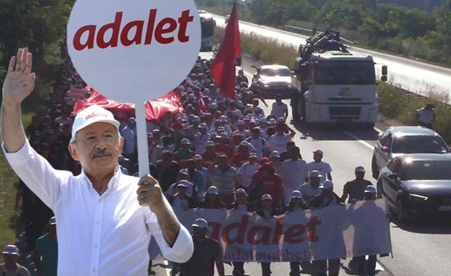 Adalet Yürüyüşü yurtseverleri birleştirdi
