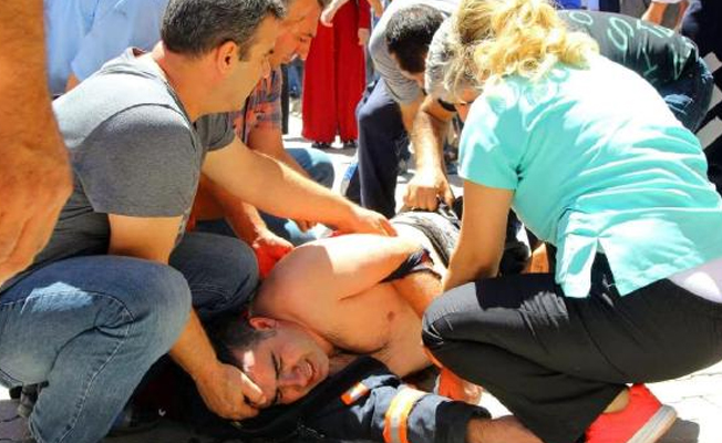 Elazığ'da çıkan yangın korku dolu anlar yaşattı!