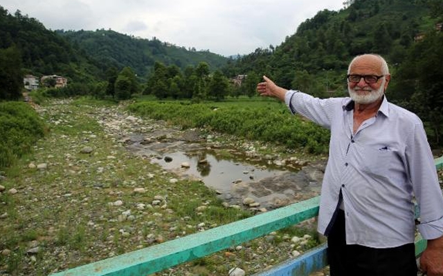 Rize'de HES sonrası derelerin son hali
