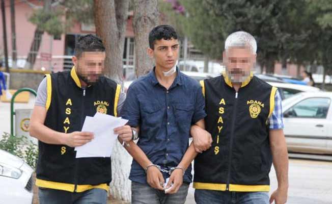 Yakalanan hırsızlık zanlısı boğazını kesti!