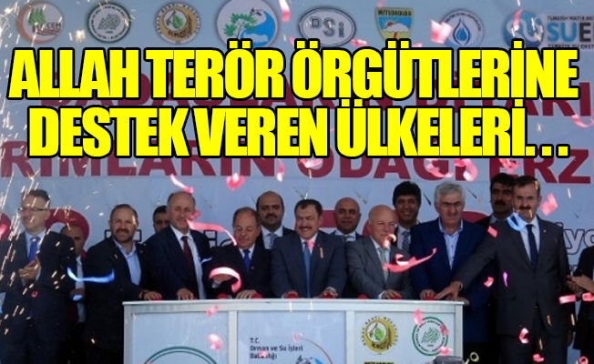 Bakan'dan 'terör örgütlerine' beddua