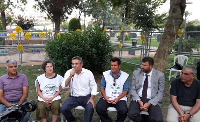 CHP'li Salıcı Vicdan ve adalet nöbetinde: Bütün insanlar için demokrasi, özgürlük, adalet istiyoruz!