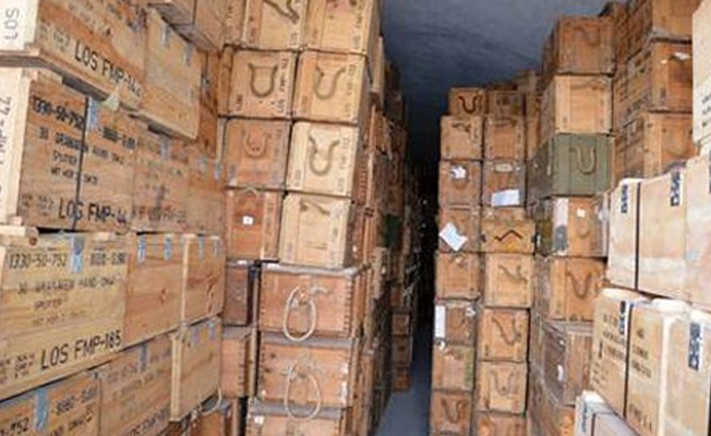 Mühimmat deposunda patlama meydana geldi!