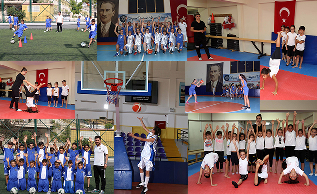 CHP'li belediye gençlere yaz tatilinde hem spor yaptırıyor hem de eğlendiriyor