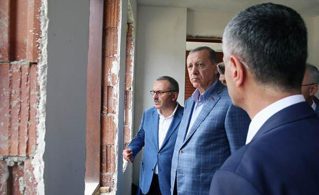 Erdoğan, kendi adını taşıyan üniversite konutlarında...
