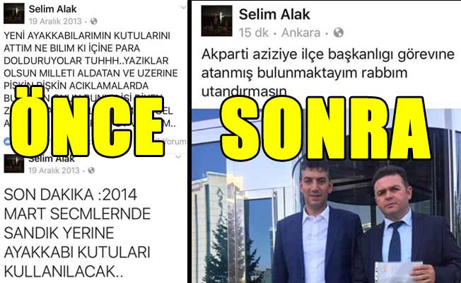 'Hırsız' dedi, AKP'ye yönetici oldu