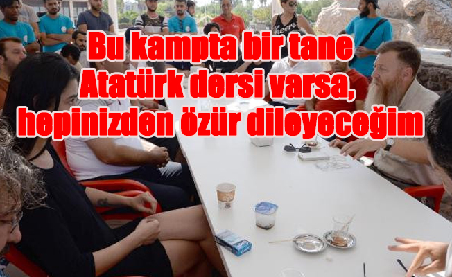 CHP'li Atıcı 'Militan yetiştiriliyor' dediği kampa girdi: Müdür ile...