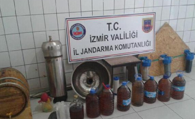 İzmir'de sahte içki operasyonu!