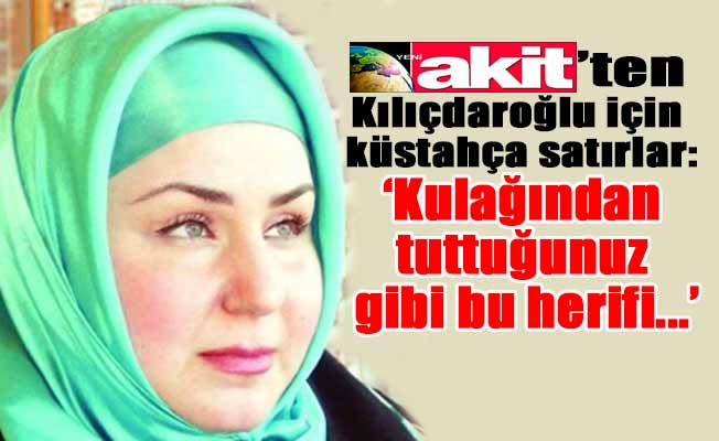 Akit yazarından küstah tehdit!