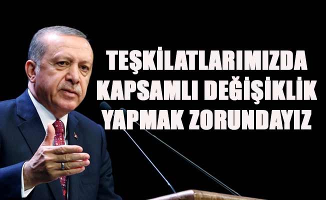 Erdoğan'dan AKP teşkilatına: Defolu kişilerle bu mücadeleyi yürütemeyiz