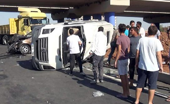 Şanlıurfa'da meydana gelen kazada 10 kişi yaralandı!
