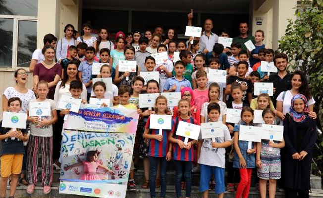 'Kendini Keşfet' projesi kapsamında 100 çocuğa çevre ve deniz bilinci aşılanıyor