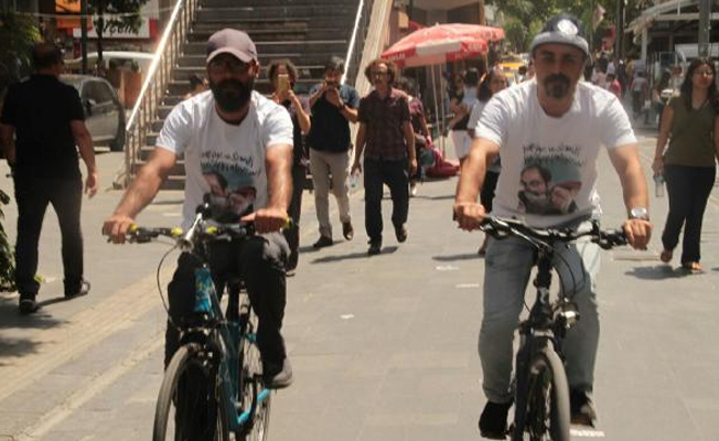 Gülmen ve Özakça'ya destek için İstanbul'dan bisikletleriyle Ankara'ya giden gruptan 4 kişi gözaltına alındı