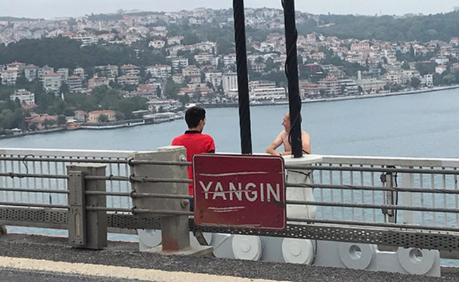 İkna çabalarına rağmen dinlemedi Fsm köprüsü'nden kendini attı!
