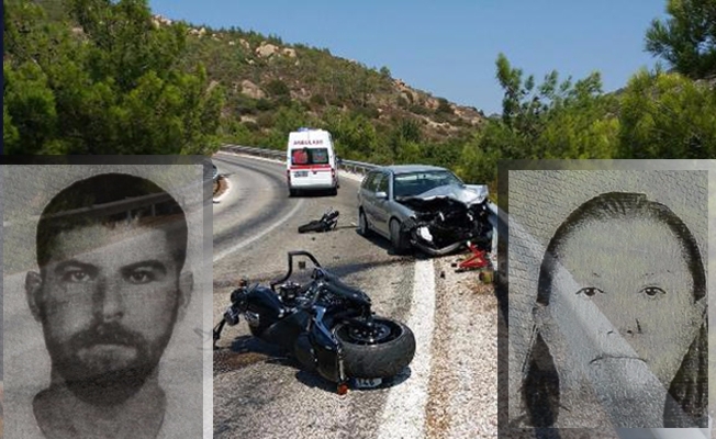 İzmir'de otomobil ile motosiklet çarpıştı! Ölü ve yaralılar var!