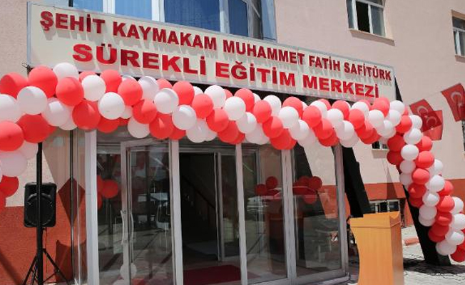 Şehit Kaymakamın adı Erciş'te eğitim merkezinde yaşatılıyor!