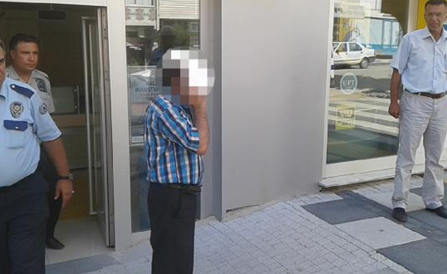 Güvenlik görevlisinin dikkati dolandırılmaktan kurtardı!