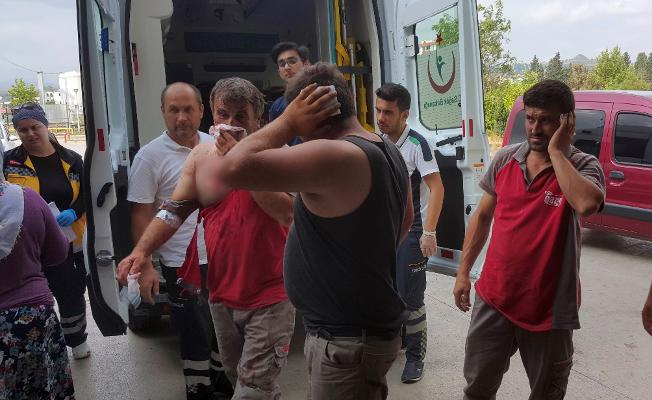 Demir çubuklu saldırıda 4 kişi yaralandı!
