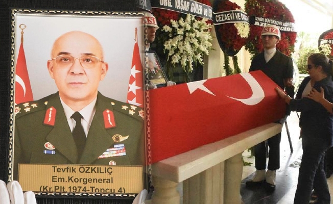 Emekli Korgeneral Tevfik Özkılıç son yolculuğuna uğurlandı