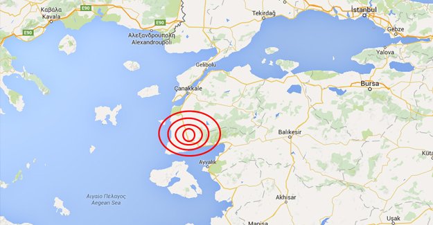 Çanakkale'de art arda deprem