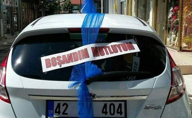 'Boşandım çok mutluyum...'