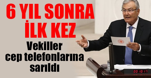 Baykal 6 yıl sonra ilk kez kürsüye çıktı