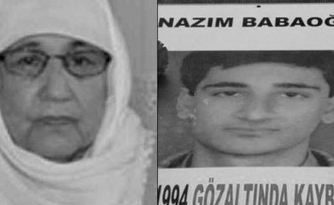 23 yıldır oğlunu bekleyen Cumartesi Annesi yaşamını yitirdi