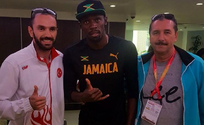 Ramil Guliyev, Usain Bolt ile bir arada!