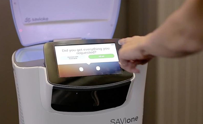 Oda servisini artık robot yapacak