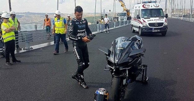 Sofuoğlu Osmangazi Köprüsü'nde test sürüşü yaptı