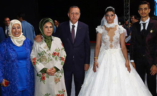 Erdoğan milli tekvandocuların düğününe katıldı