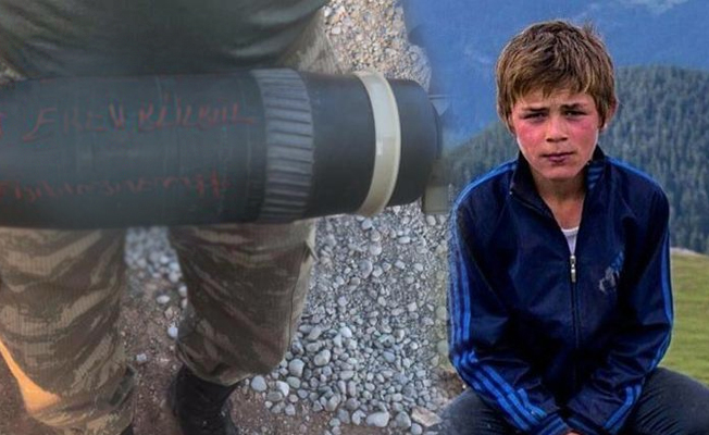 Bombaların üzerindeki yazı dikkat çekti