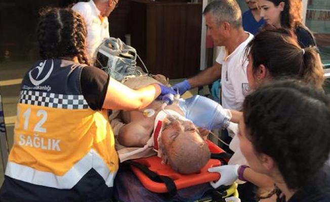 Ambulansın çarptığı yaşlı adam öldü, olay yerine ambulans çağırıldı!