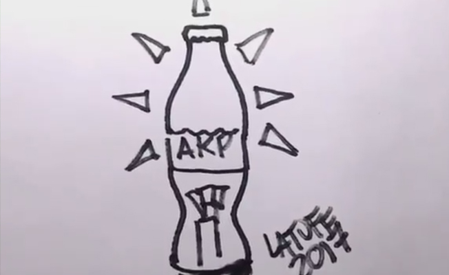 Latuff'dan 'Coca cola'lı yeni AKP logosu!