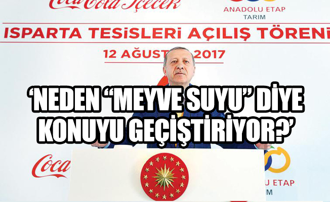 Ahmet Hakan'dan Erdoğan'a Coca-Cola sorusu