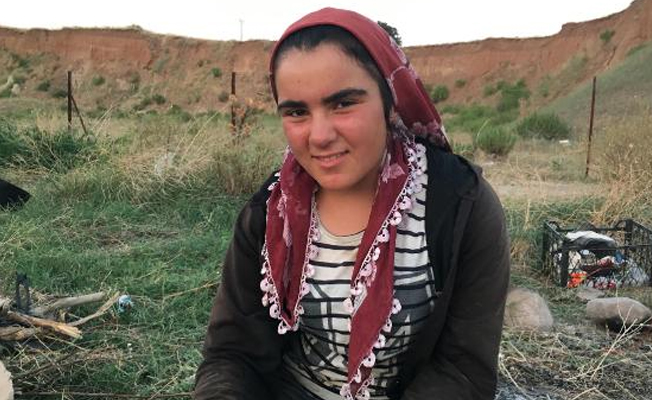 14 yaşındaki tarım işçisi Mercan'ın hedefi doktor olmak