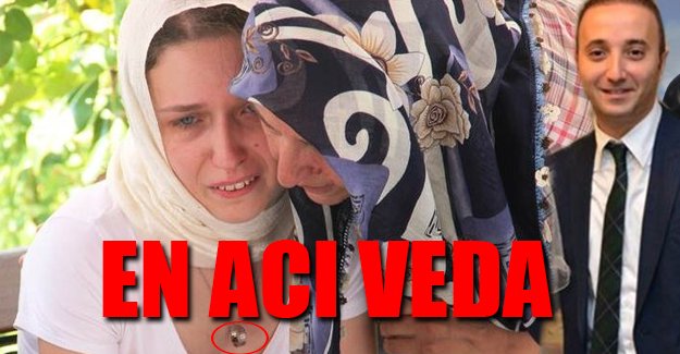 Cenazede çok acı dakikalar...
