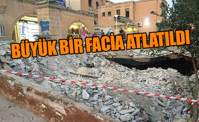 Tarihi alanda göçük: Büyük korku yaşandı..