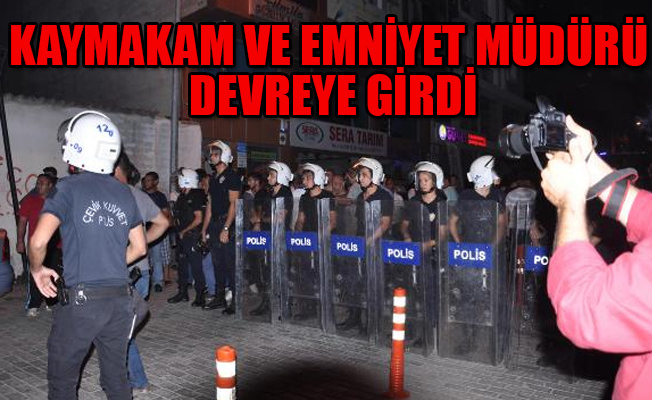 İki genç arasındaki kavga ortalığı karıştırdı... 2 polis yaralandı, Çevik Kuvvet takviye edildi