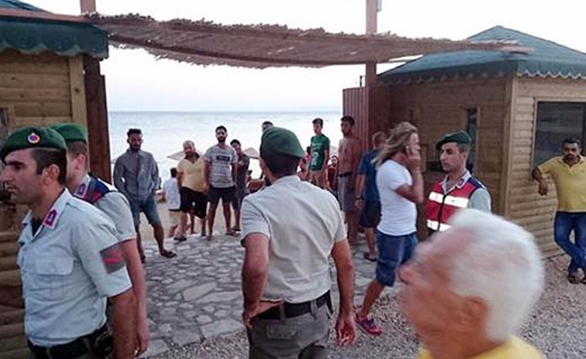 Çeşme'de kargaşa! Jandarma havaya ateş açtı!