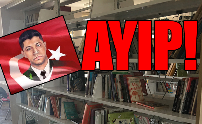 O kütüphanede raflar boş kaldı!