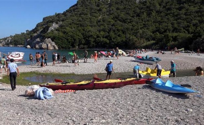 Olympos sahilinde operasyon