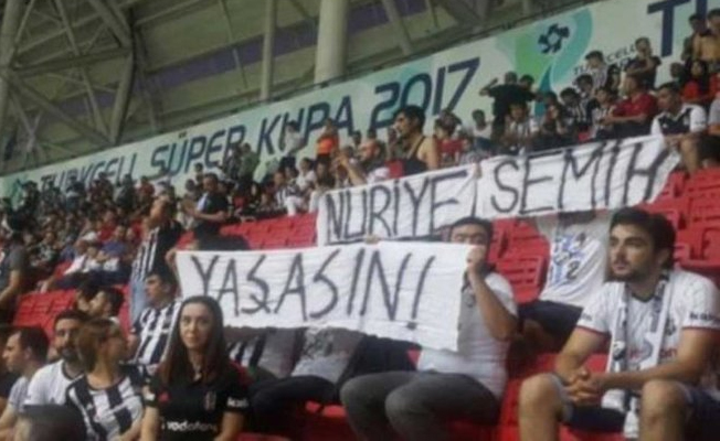 'Nuriye, Semih yaşasın' pankartı açan 10 taraftar tutuklandı