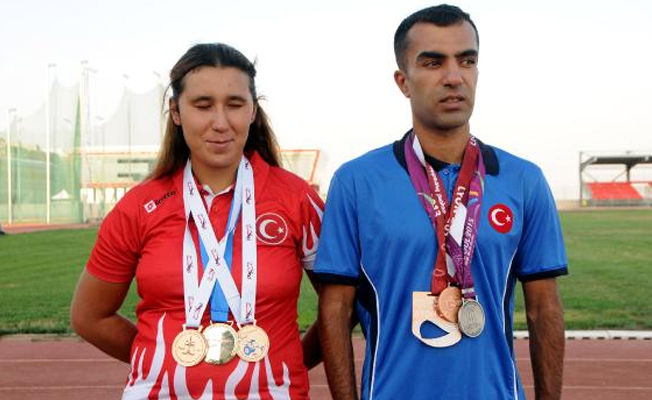 Görme engelli atlet çift, olimpiyatlara hazırlanıyor