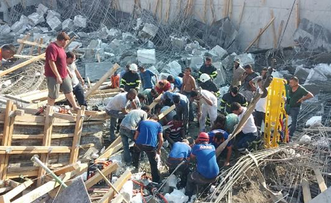 Okul inşaatı çöktü: Ölü ve yaralılar var!