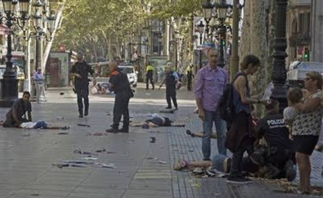 Dışişleri Bakanlığı, Bercelona'daki terör saldırısını lanetledi