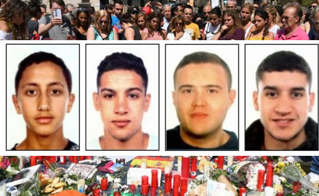 Barcelona katliamı'na ilişkin dört zanlı aranıyor