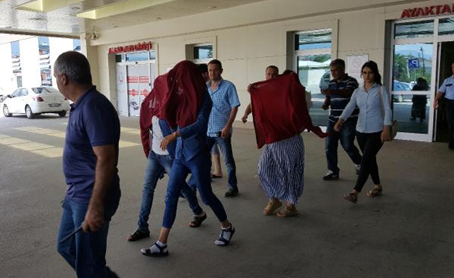 Hırsızlık şüphelisi 3 kadına suçüstü