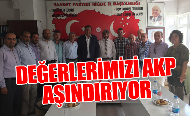 CHP'li vekil Saadet Partisi'ni ziyaret etti